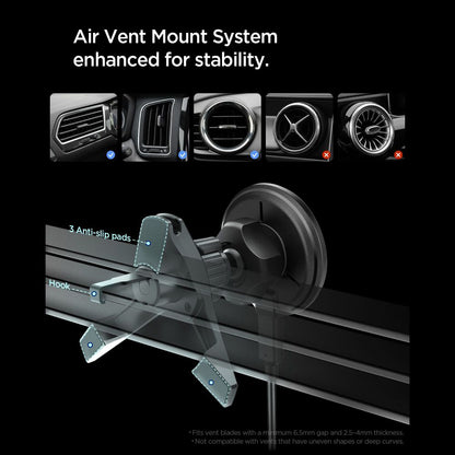Spigen EV15MAQ Essential Wireless Car Charger, 15W, 1.67A, Black ACP10513