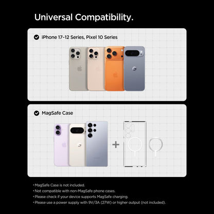 Spigen EV15MAQ Essential Wireless Car Charger, 15W, 1.67A, Black ACP10513