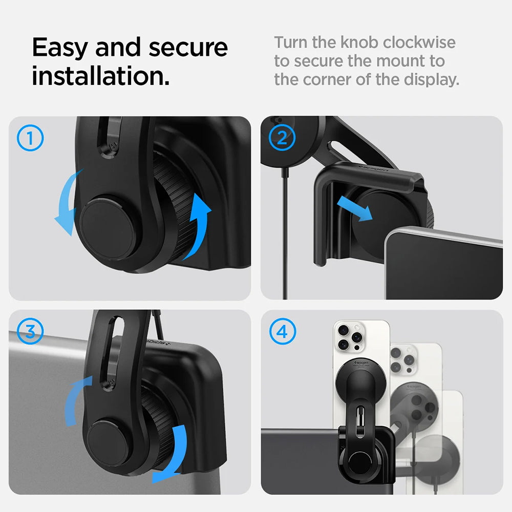 Spigen Wireless Car Charger for Tesla Navigation, 15W, 1.67A, Black ACP07870