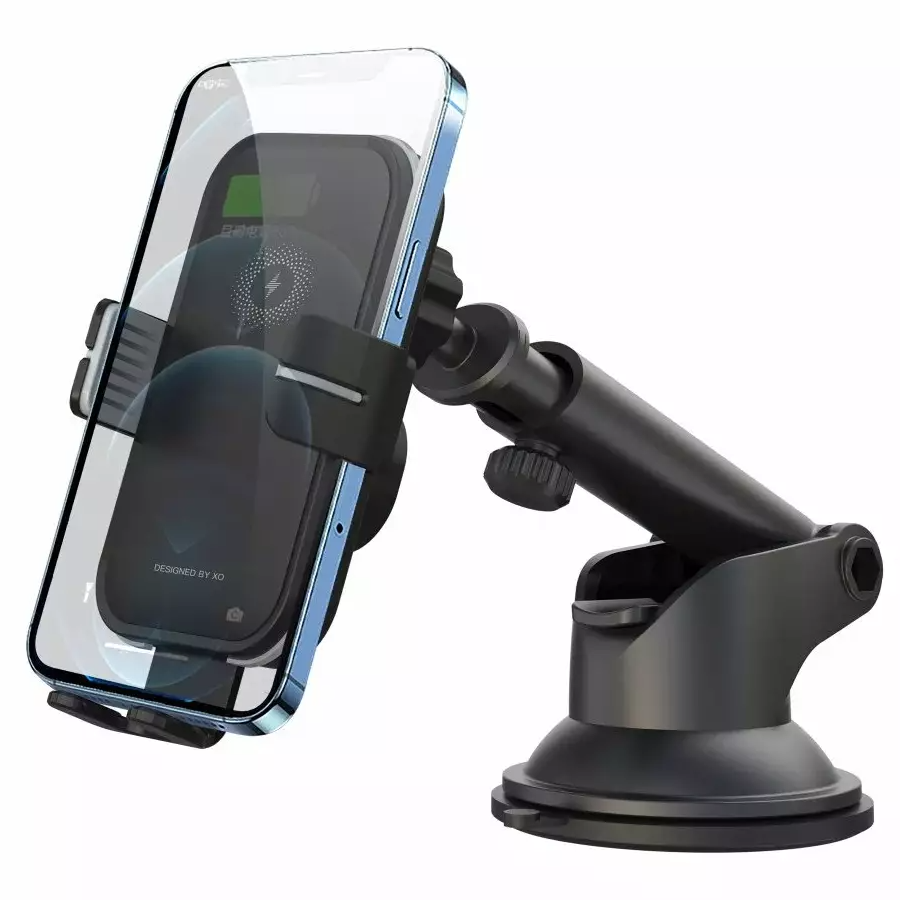 XO Design WX027 Wireless Car Charger, 15W, 1.67A, Black