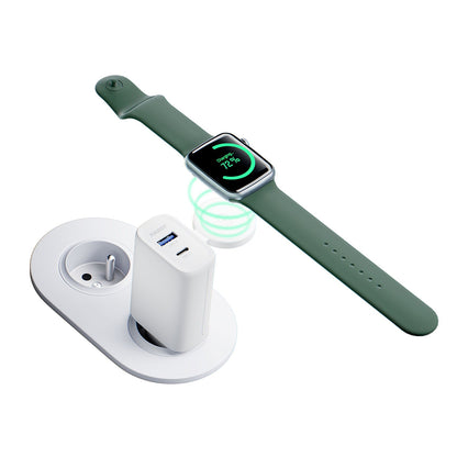 3MK Hardy 2in1 Network Charger, 33W, 3A, 1 x USB-A - 1 x USB-C, White