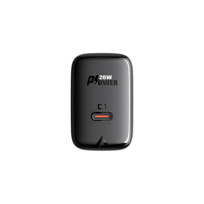 Acefast A1 Network Charger, 20W, 3A, 1 x USB-C, Black