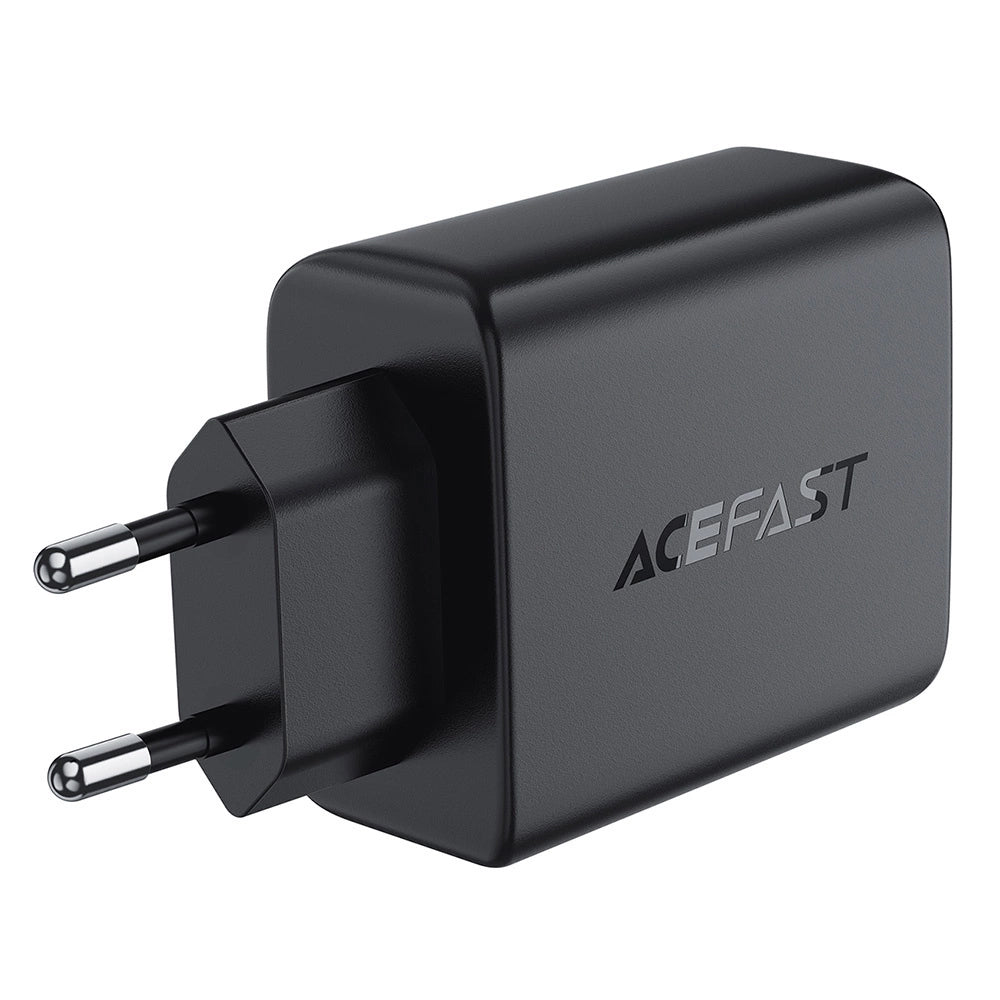 Acefast A61 Network Charger, 45W, 3A, 2 x USB-A - 2 x USB-C, Black