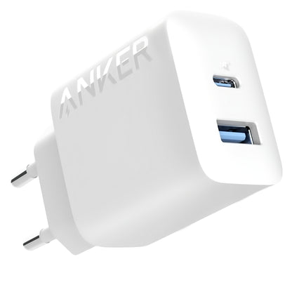Anker 312 Network Charger, 20W, 3A, 1 x USB-A - 1 x USB-C, White A2348G21 