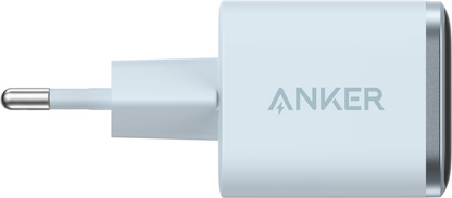 Anker Nano Display Wall Charger, 45W, 3A, 1 x USB-C, Blue A121DG31