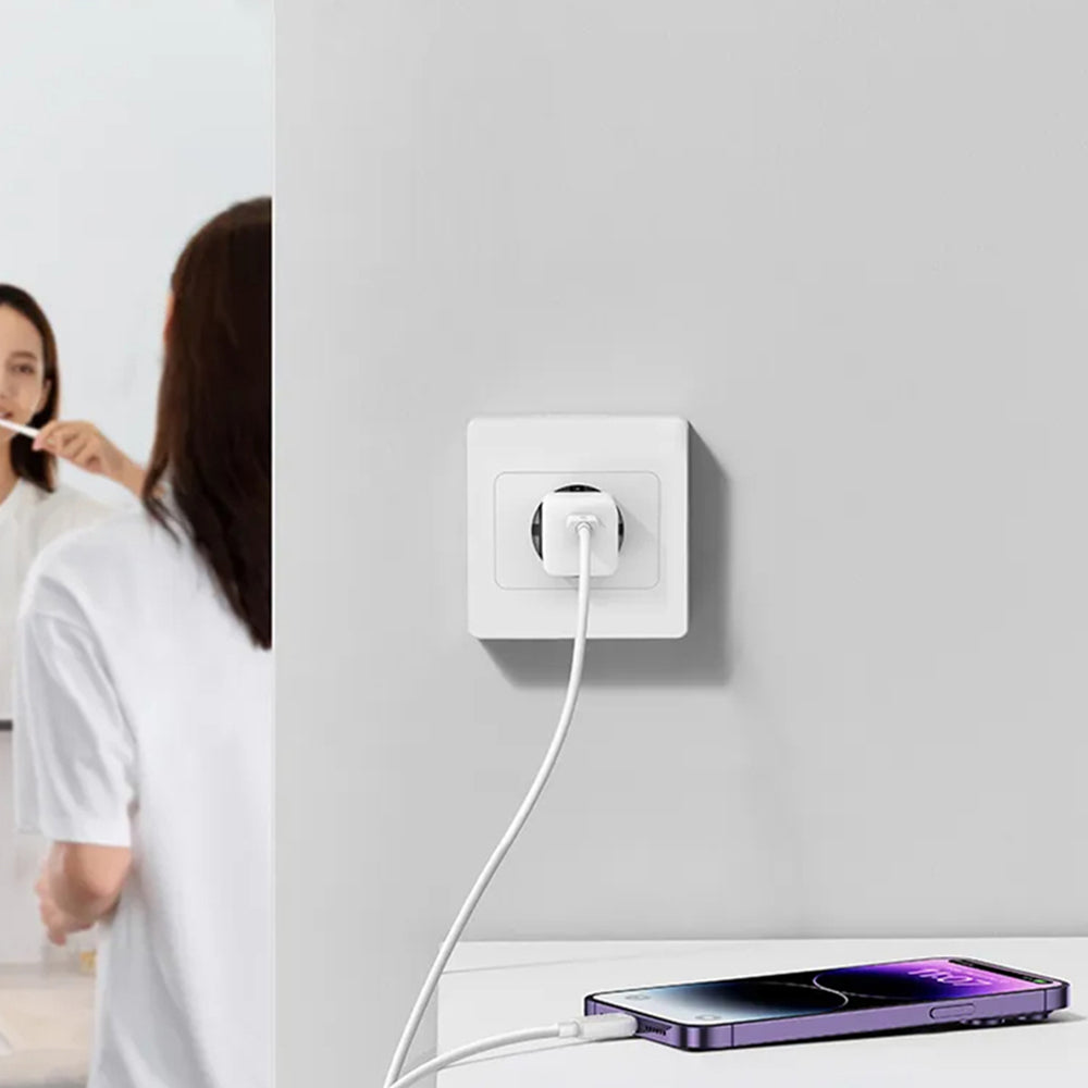 Baseus Network Charger, 20W, 3A, 1 x USB-C, Purple CCGN050105