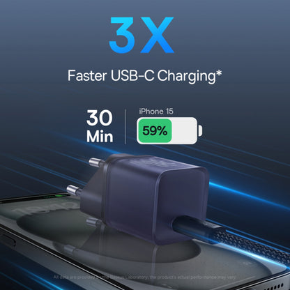 Baseus GaN5S Network Charger, 30W, 3A, 1 x USB-C, Purple P10162504523-00