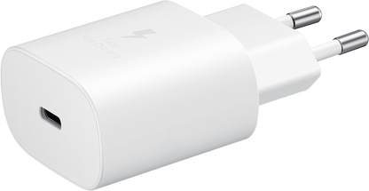 Samsung EP-TA800W + DA705BWE, 25W, 3A, 1 x USB-C, White GP-PTU021SOAWQ