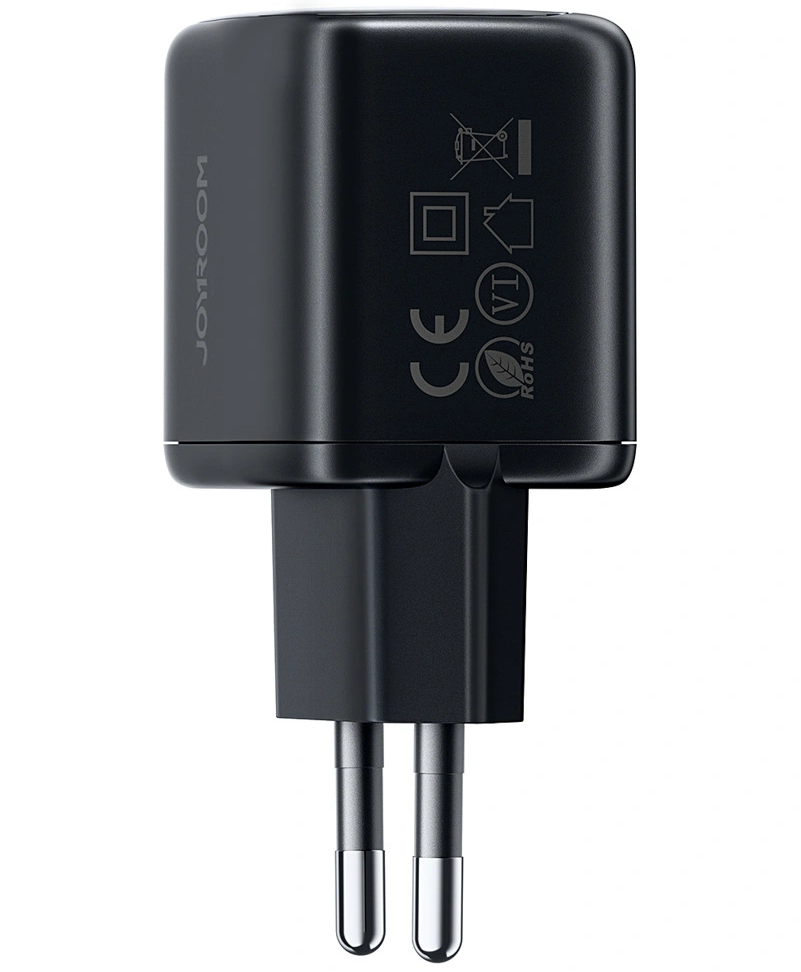 Joyroom JR-TG7 Network Charger with Lightning Cable, 33W, 3A, 1 x USB-A - 1 x USB-C, Black