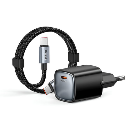 Mcdodo Nano CH-4433 USB-C Cable Wall Charger, 45W, 3A, 1 x USB-C, Black