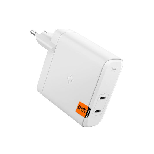 Spigen Arcstation Pro Network Charger, 140W, 3.25A, 2 x USB-C, White