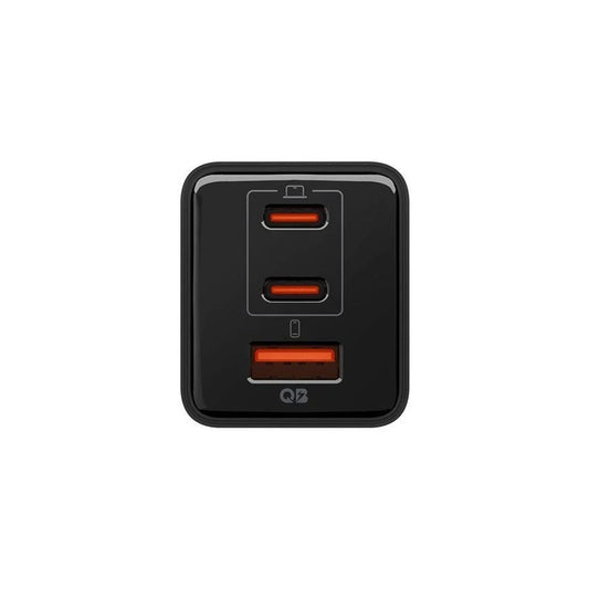 Spigen EE473EU Essential Network Charger, 47W, 3A, 1 x USB-A - 2 x USB-C, Black ACH09465