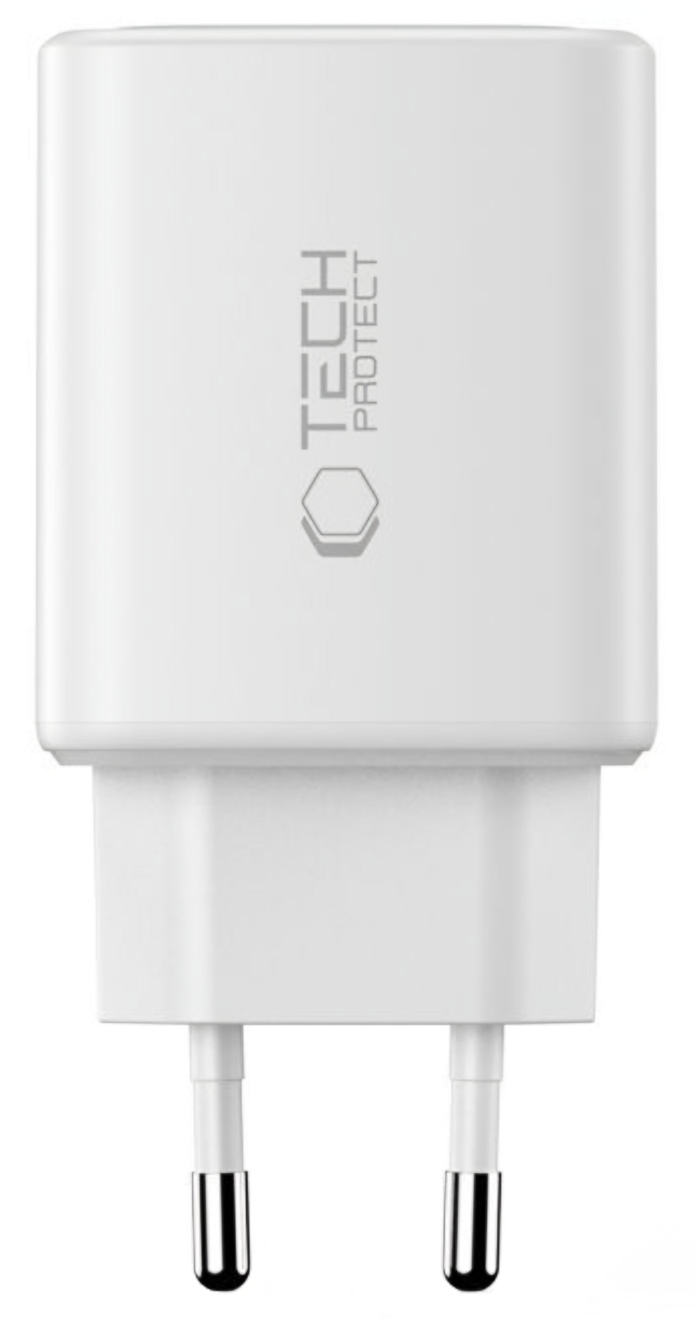 Tech-Protect NCA65W Network Charger, 65W, 3A, 1 x USB-A - 2 x USB-C, White