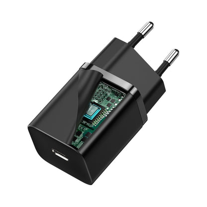 Baseus Super Si Network Charger, 30W, 3A, 1 x USB-C, Black CCSUP-J01 