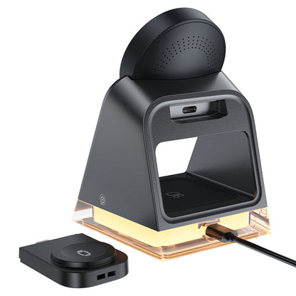 Acefast E17 3in1 Wireless Network Charger, 15W, 1.67A, Black