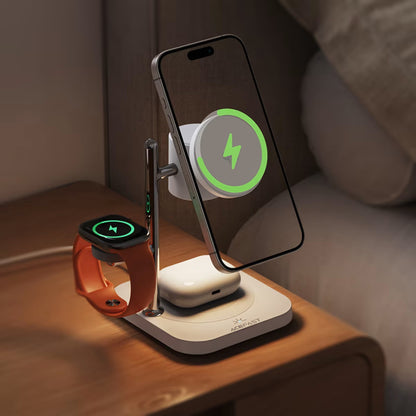 Acefast E39 3in1 Wireless Network Charger, 32.5W, White