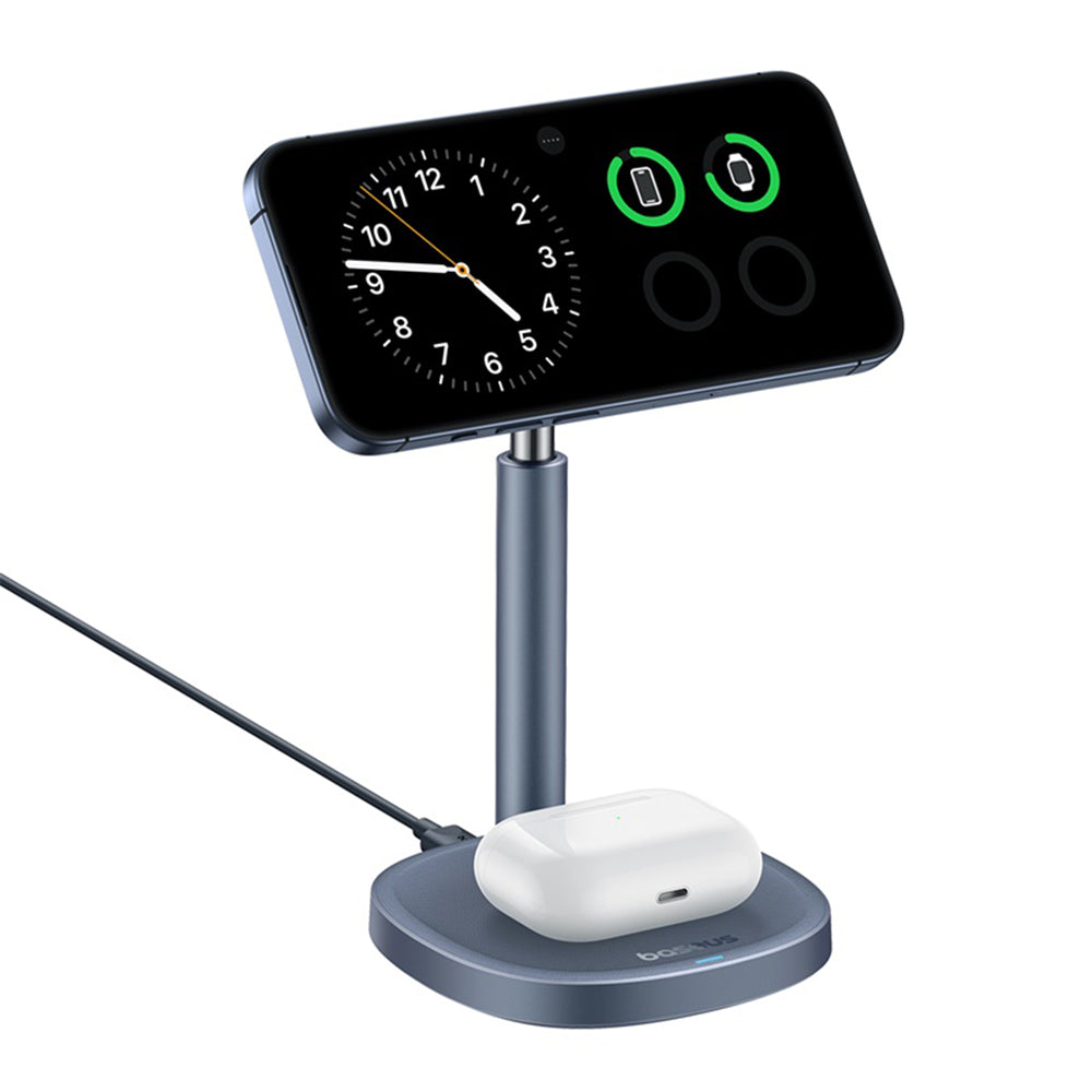 Baseus Orbit 2 Pro 2in1 Wireless Network Charger, 20W, 1.67A, Gray P10273500813-00