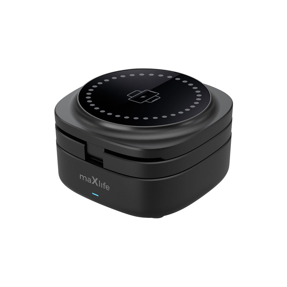 MaXlife MXWC-06 3in1 Wireless Network Charger, 15W, 1.67A, Black
