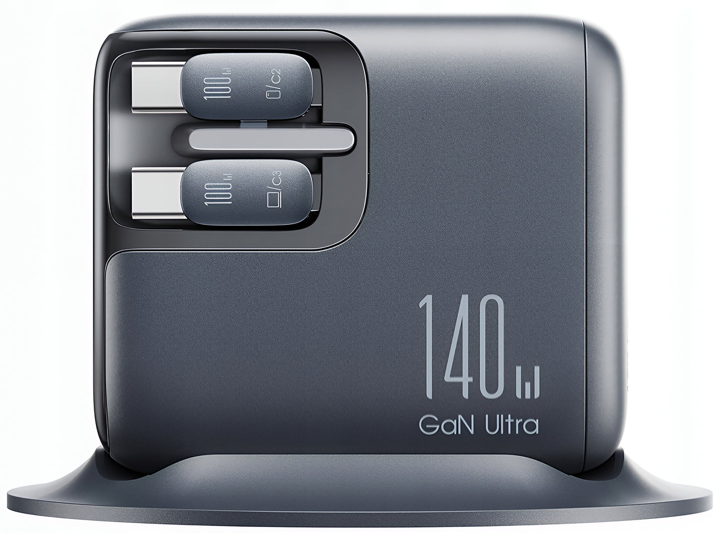 Joyroom Podix JR-TRD01 Charging Station with USB-C Cable, 140W, 1 x USB-C - 2 x USB-A, Gray