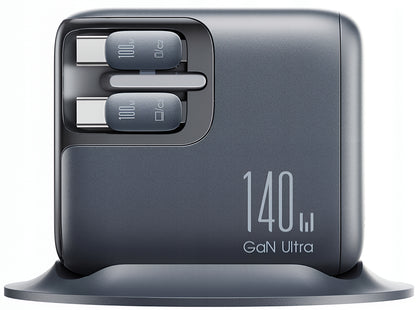 Joyroom Podix JR-TRD01 Charging Station with USB-C Cable, 140W, 1 x USB-C - 2 x USB-A, Gray