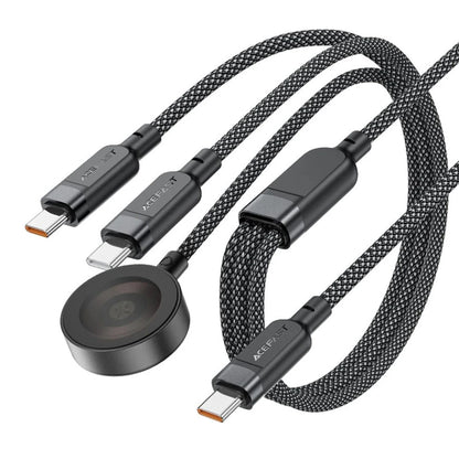 Acefast 4in1 Wireless Charger for Apple Watch Series, USB-C, Black