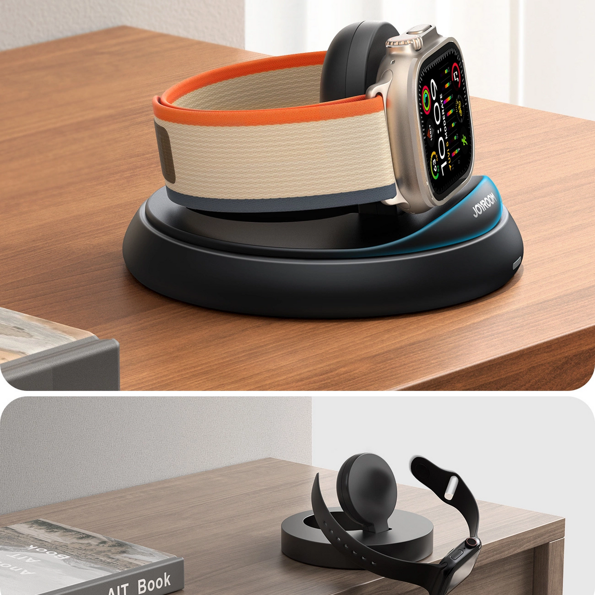 Joyroom JR-W12 Wireless Charger for Apple Watch Series, Black