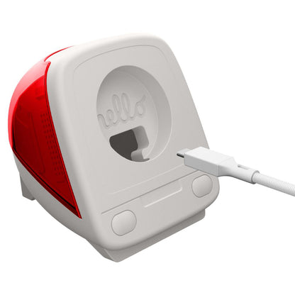 Spigen C1 Classic Stand for Apple Watch Wireless Charger Series, Red