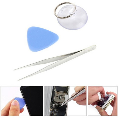 Jiafa JF-8162 Repair Kit for Apple iPhone 16 Battery Replacement, 9in1