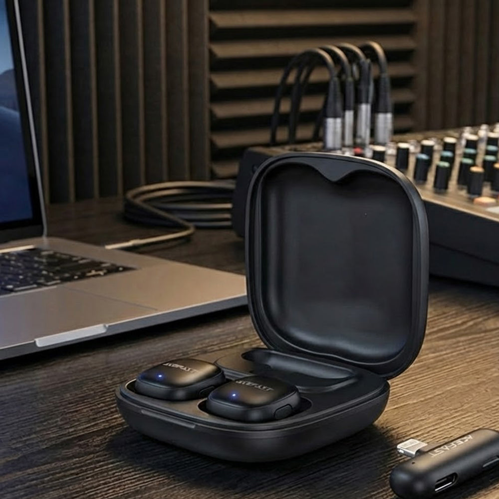 Acefast R1 Lavalier, Lightning, Set of 2 pieces, Black