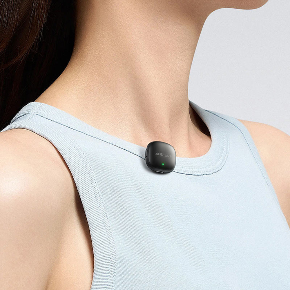 Acefast R1 Lavalier, USB-C, Set of 2 pieces, Black