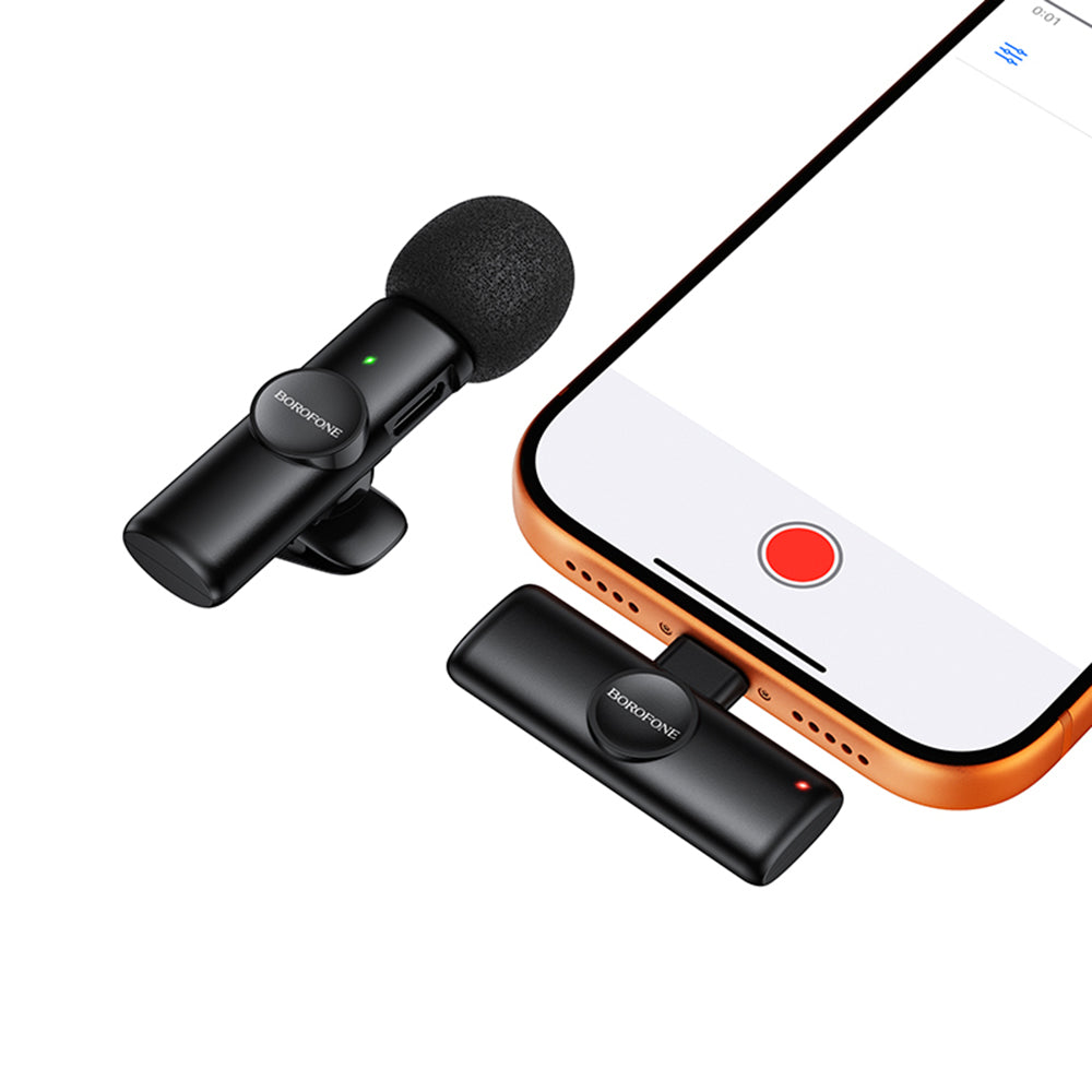 Borofone BFK16 Winner Lavalier, USB-C, Black