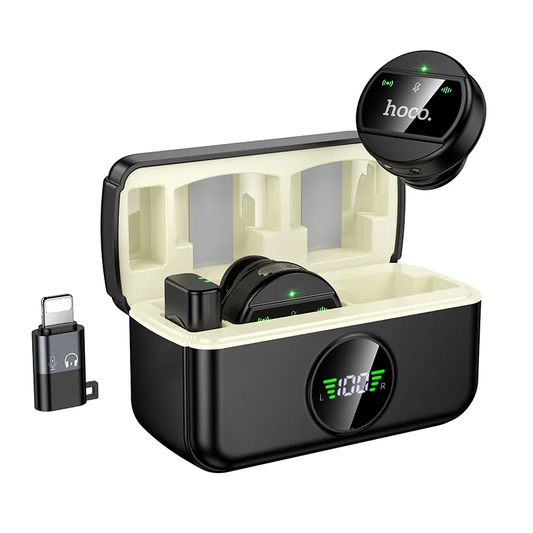 HOCO L22 Lavalier, USB-C / Lightning, Set of 2 pieces, Black