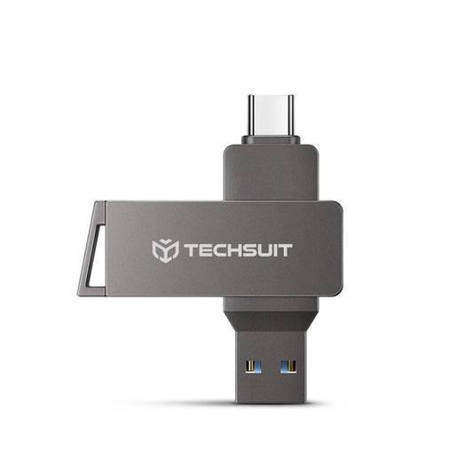 External Memory USB-A 3.0 / USB-C Techsuit THSM20, 128Gb