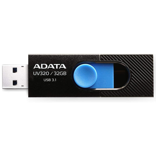 Adata UV320 USB-A 3.1 External Memory, 32GB AUV320-32G-RBKBL