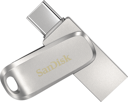 External Memory USB-A 3.2 / USB-C SanDisk Ultra Luxe Dual Drive, 128Gb SDDDC4-128G-G46