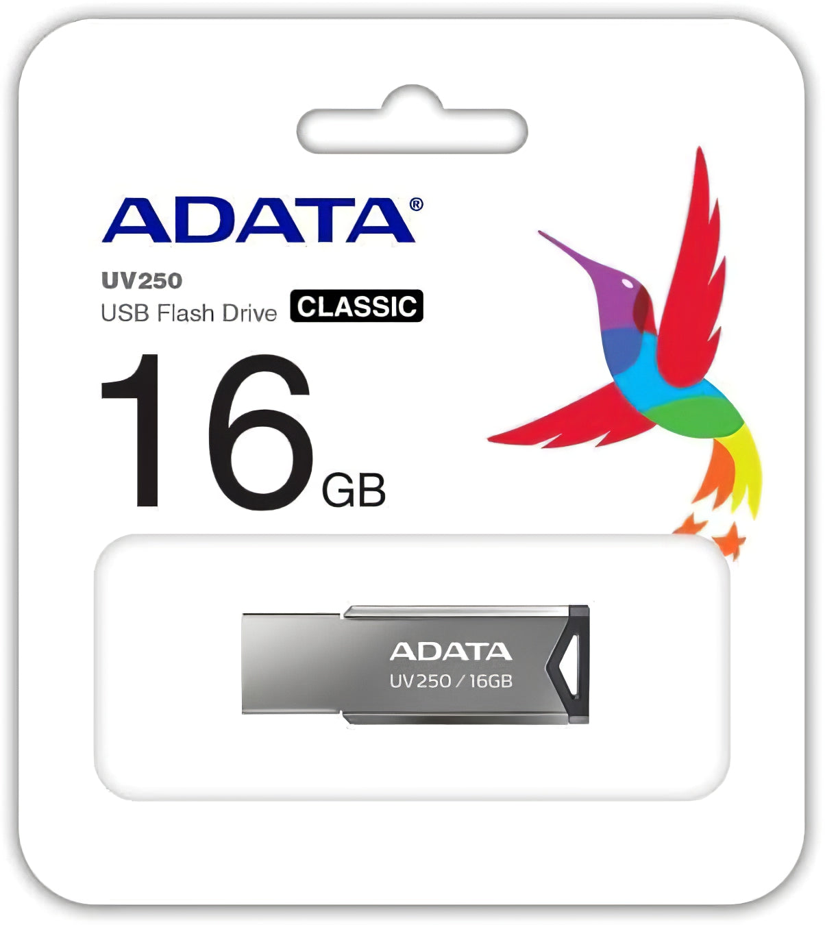 External USB-A Memory Adata UV250, 16Gb AUV250-16G-RBK AUV250-16G-RBK 