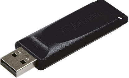 External USB-A Verbatim PenDrive Slider Memory, 32Gb