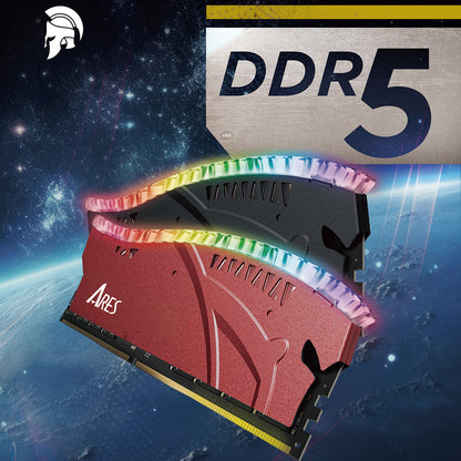 Dato Ares Armor Lite RAM, DDR5, RGB, 16GB, 6000Mhz, Black ARB16G5K60