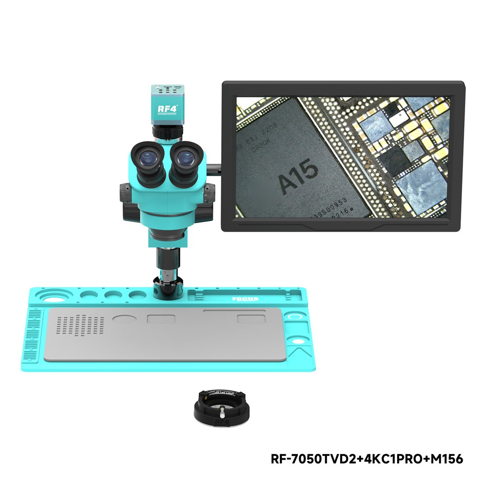 Microscope with Monitor and Camera RF4 RF-7050TVD2 + 4KC1PRO + M156