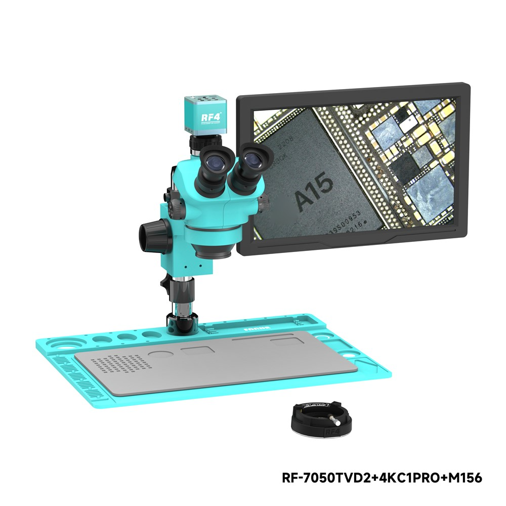 Microscope with Monitor and Camera RF4 RF-7050TVD2 + 4KC1PRO + M156