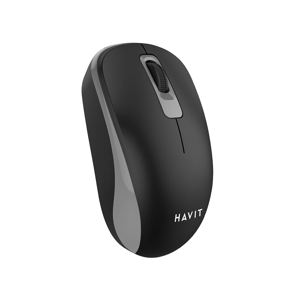 HAVIT MS626GT Wireless Mouse, 1200DPI, Black Grey