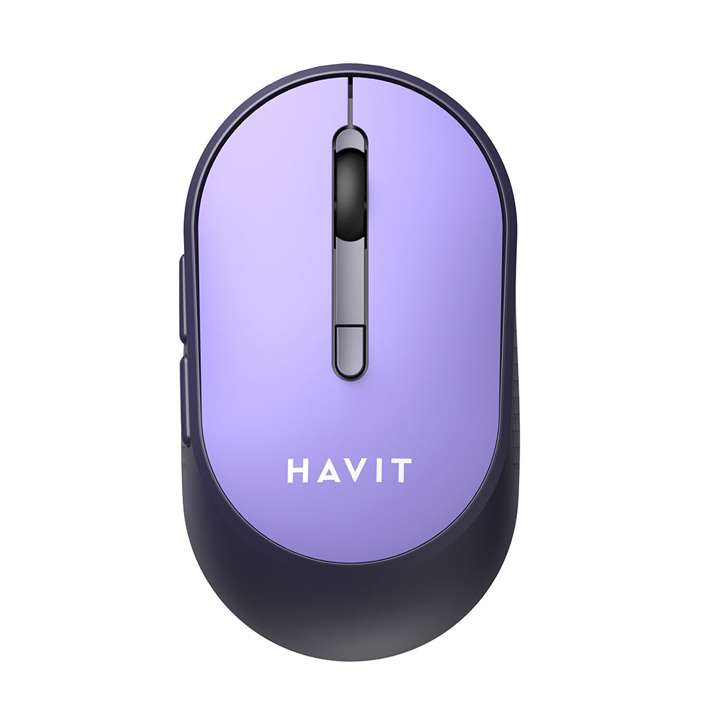 HAVIT MS78GT Wireless Mouse, 1200DPI - 3200DPI, Purple