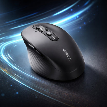 UGREEN M752 Wireless Mouse (75498B), 5000DPI, BT / Wi-Fi, Black