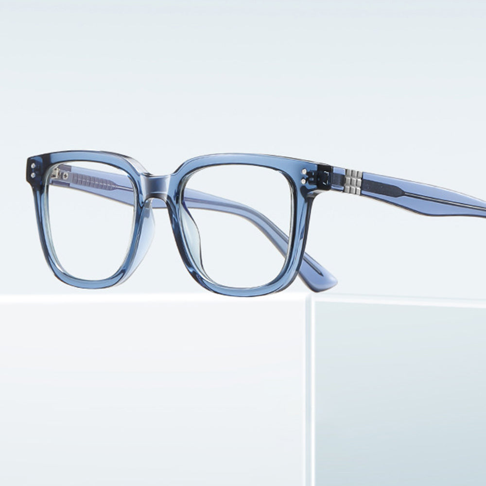 Techsuit 2225 Men's Computer Glasses, Anti-Blue Light, Black