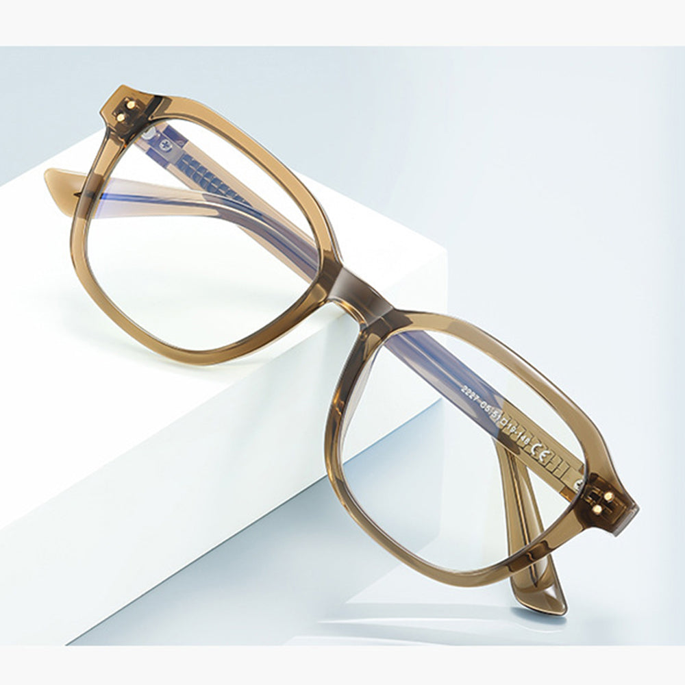 Techsuit 2227 Men's Computer Glasses, Anti-Blue Light, Gray