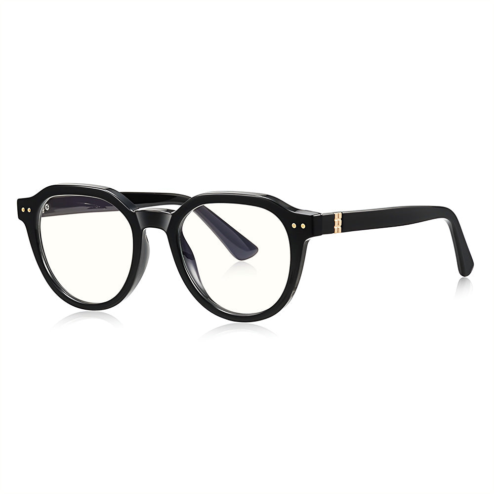 Techsuit 2228 Men's Computer Glasses, Anti-Blue Light, Black