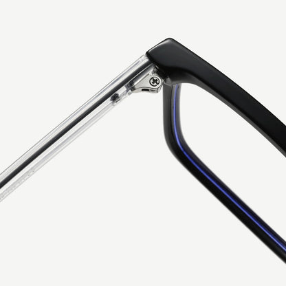 Men's Techsuit LS091 Computer Glasses, Anti-Blue Light, Black
