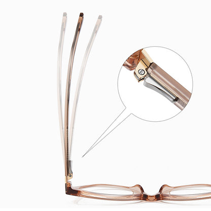 Techsuit 2279 Women's Computer Glasses, Anti-Blue Light, Brown