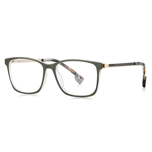 Techsuit LS202 Women's Computer Glasses, Anti-Blue Light, Green