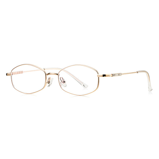Techsuit LS501 Women's Computer Glasses, Anti-Blue Light, Gold